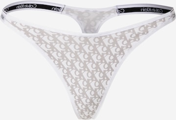 Calvin Klein Underwear Стринги в Белый: спереди