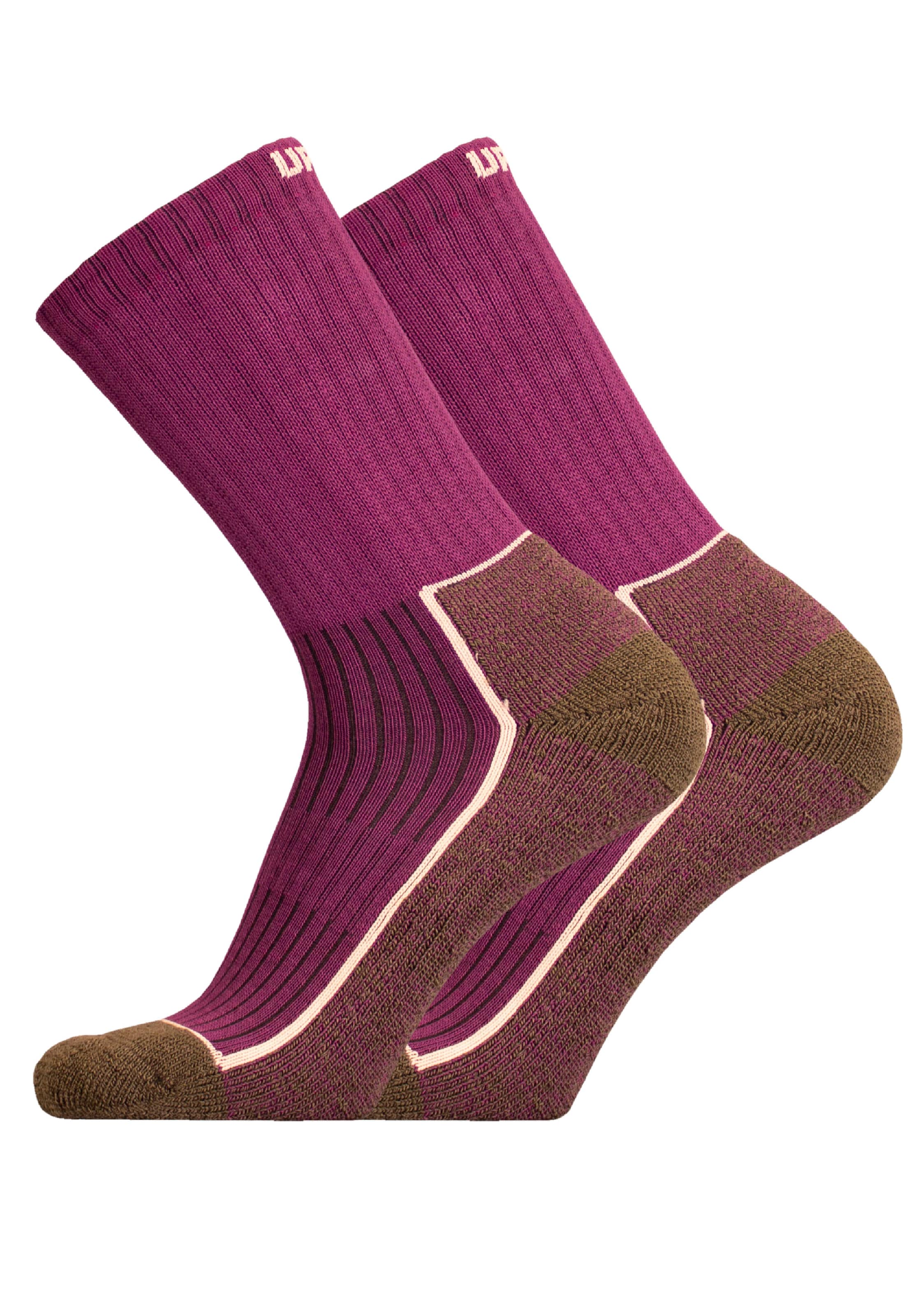 UphillSport Athletic Socks 'SAANA' in Purple: front