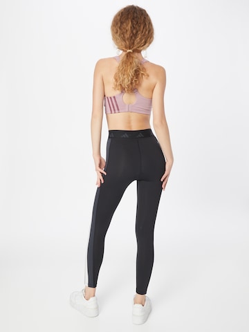 ADIDAS PERFORMANCESkinny Sportske hlače 'Hyperglam Techfit' - crna boja