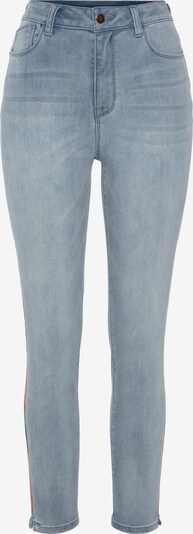 Jeans LASCANA di colore blu chiaro / marrone / verde / arancione / bianco, Visualizzazione prodotti