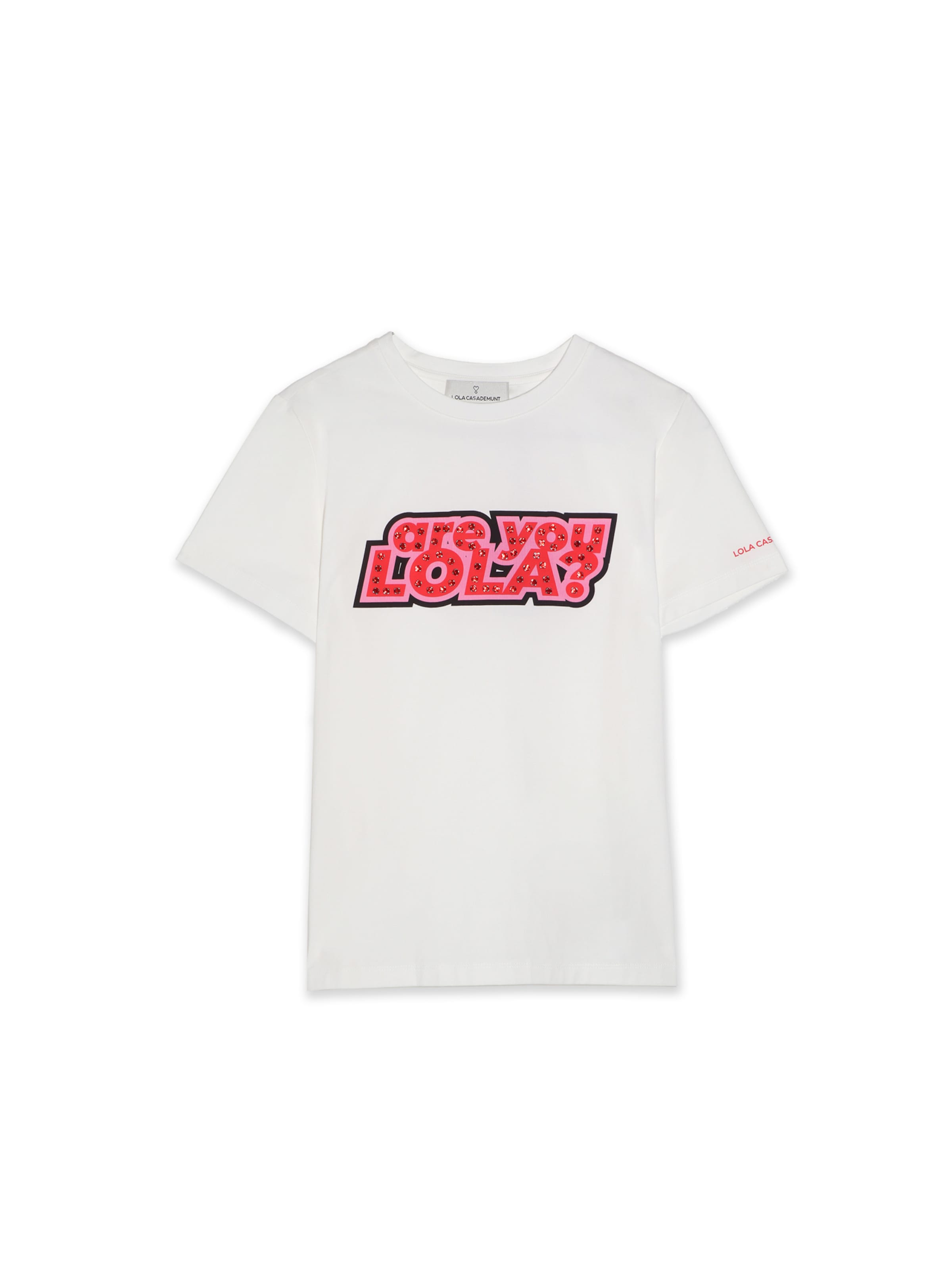 T-shirt Lola Casademunt en blanc : devant