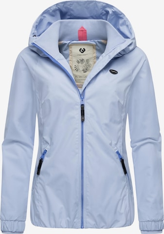 Ragwear Weatherproof jacket 'Dizzie' in Blue: front