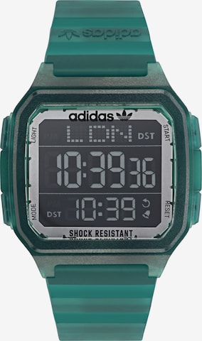 ADIDAS ORIGINALS Digitaluhr in Grün: Vorderseite