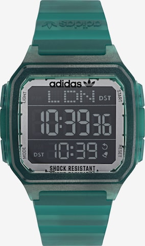 ADIDAS ORIGINALS Digitaluhr in Grün: predná strana