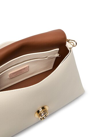 Coccinelle Handtas 'Nikla Double Grainy Leather' in Wit