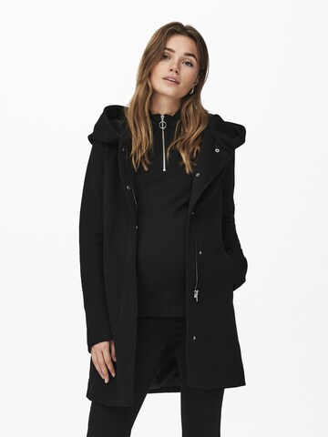 Only Maternity - Abrigo de entretiempo 'OLMSedona' en negro: frente