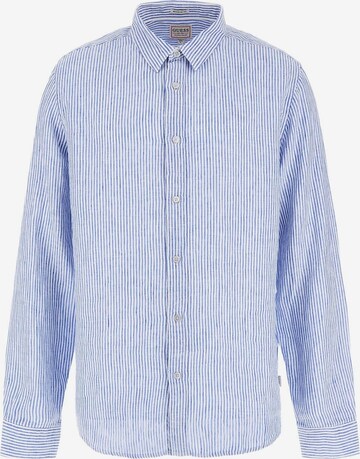 GUESS Slim fit Button Up Shirt in Blue: front