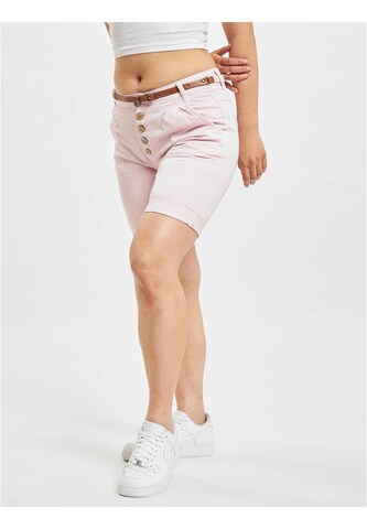 Coupe slim Pantalon à pince DEF en rose