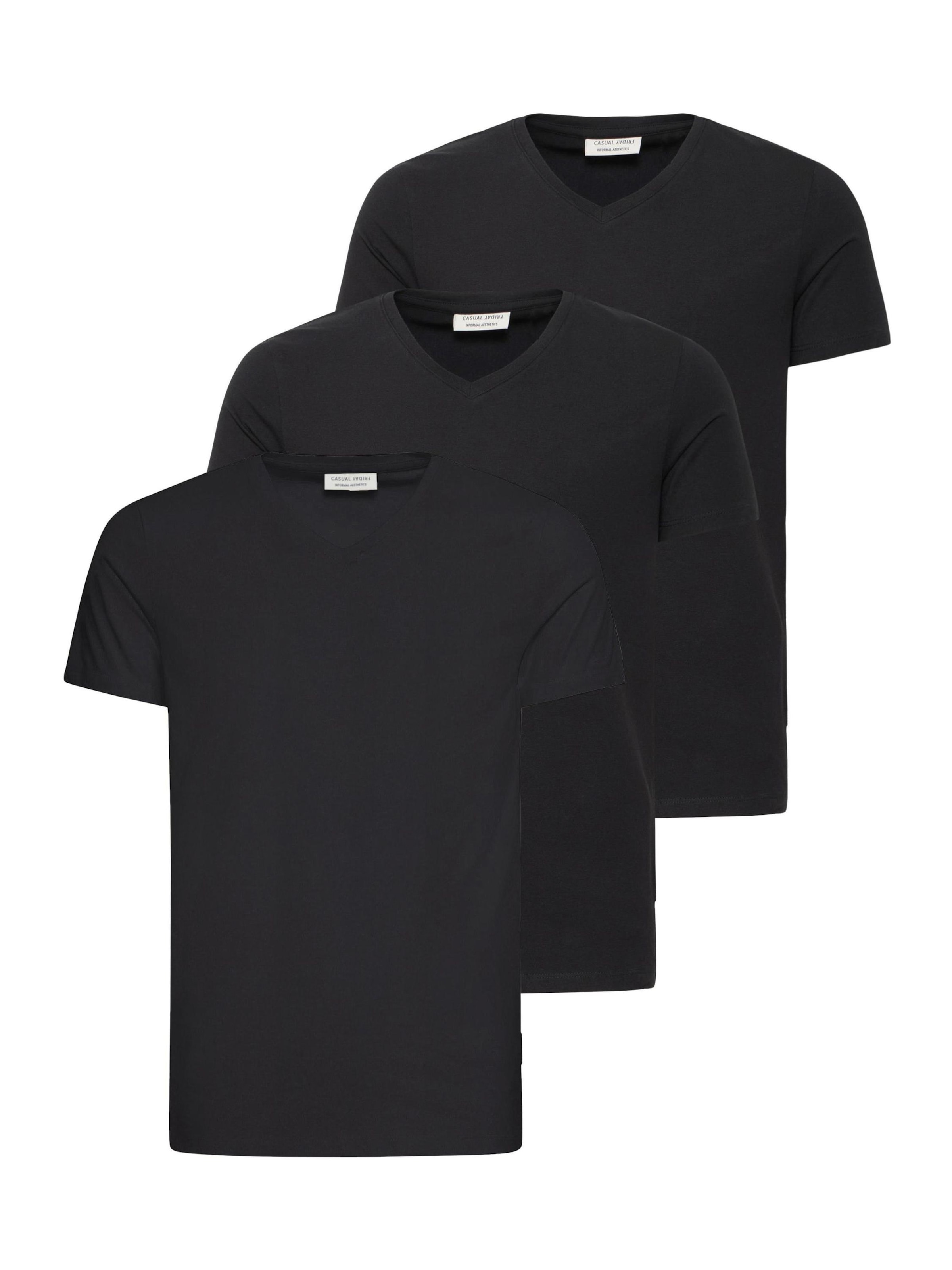 Maglietta ' CFLincoln ' di Casual Friday in nero: frontale