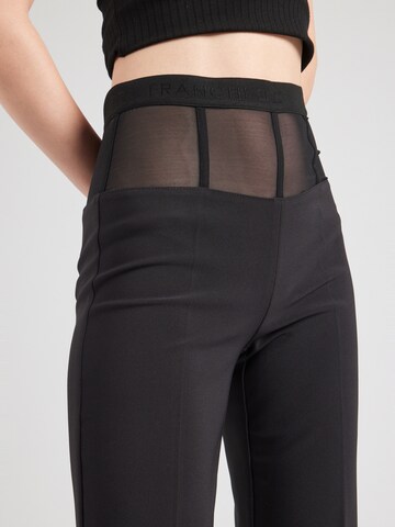 Elisabetta Franchi regular Bukser med fals i sort