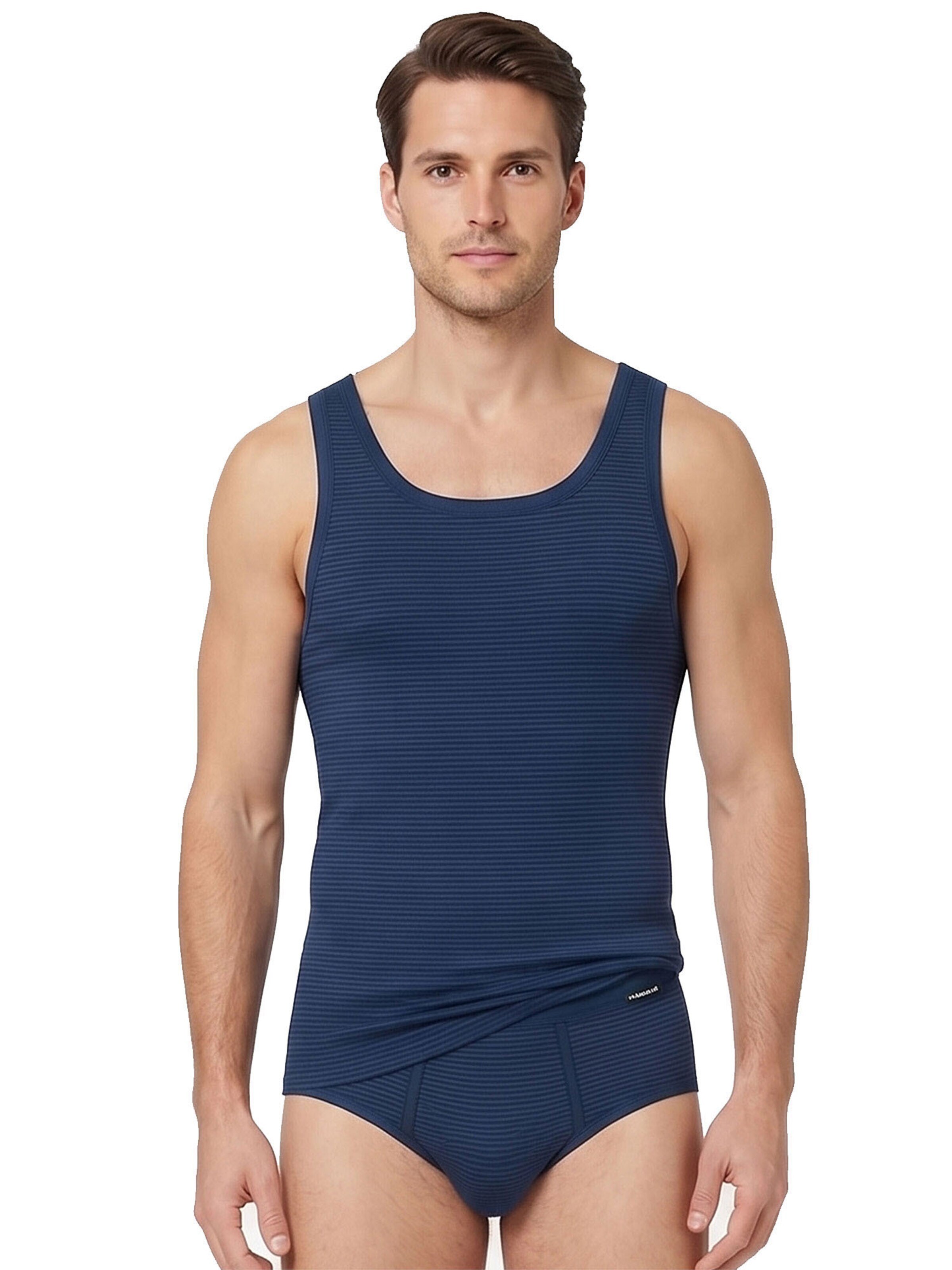 Ammann Panty 'Jeans Feinripp' in Blue