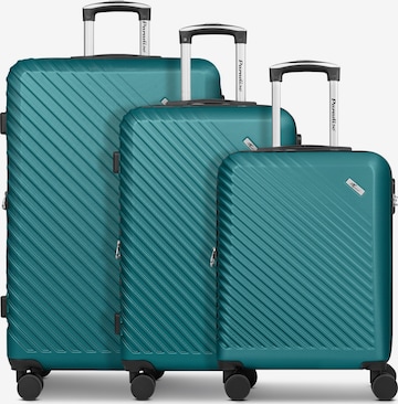 Ensemble de bagages 'Paradise 2.0' CHECK.IN en bleu : devant