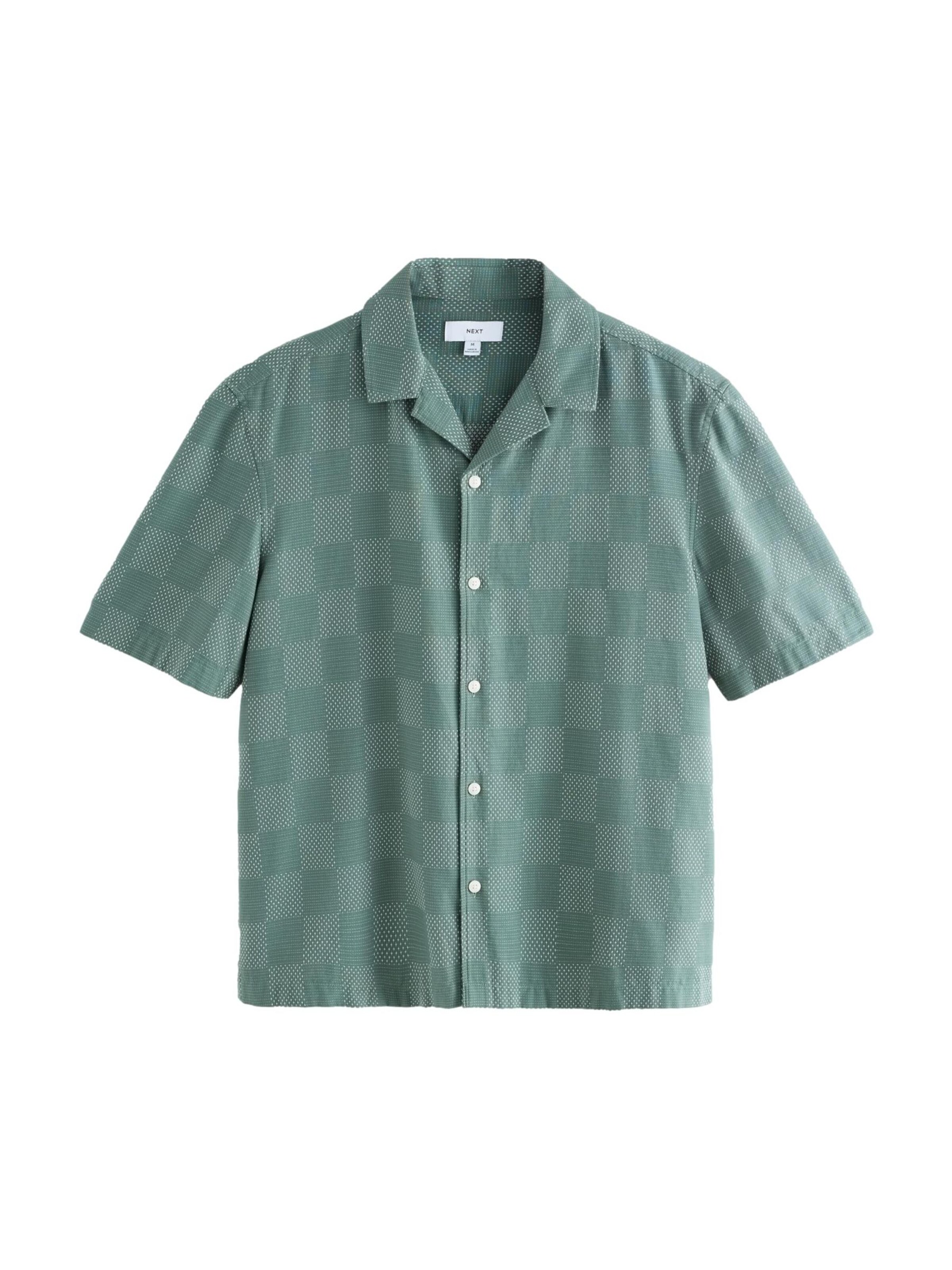 Next Regular fit Overhemd in Groen: voorkant