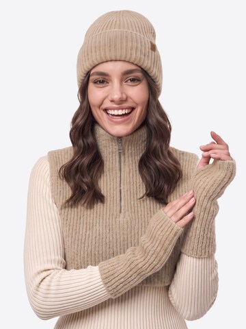 Vivisence Beanie '70125' in Beige