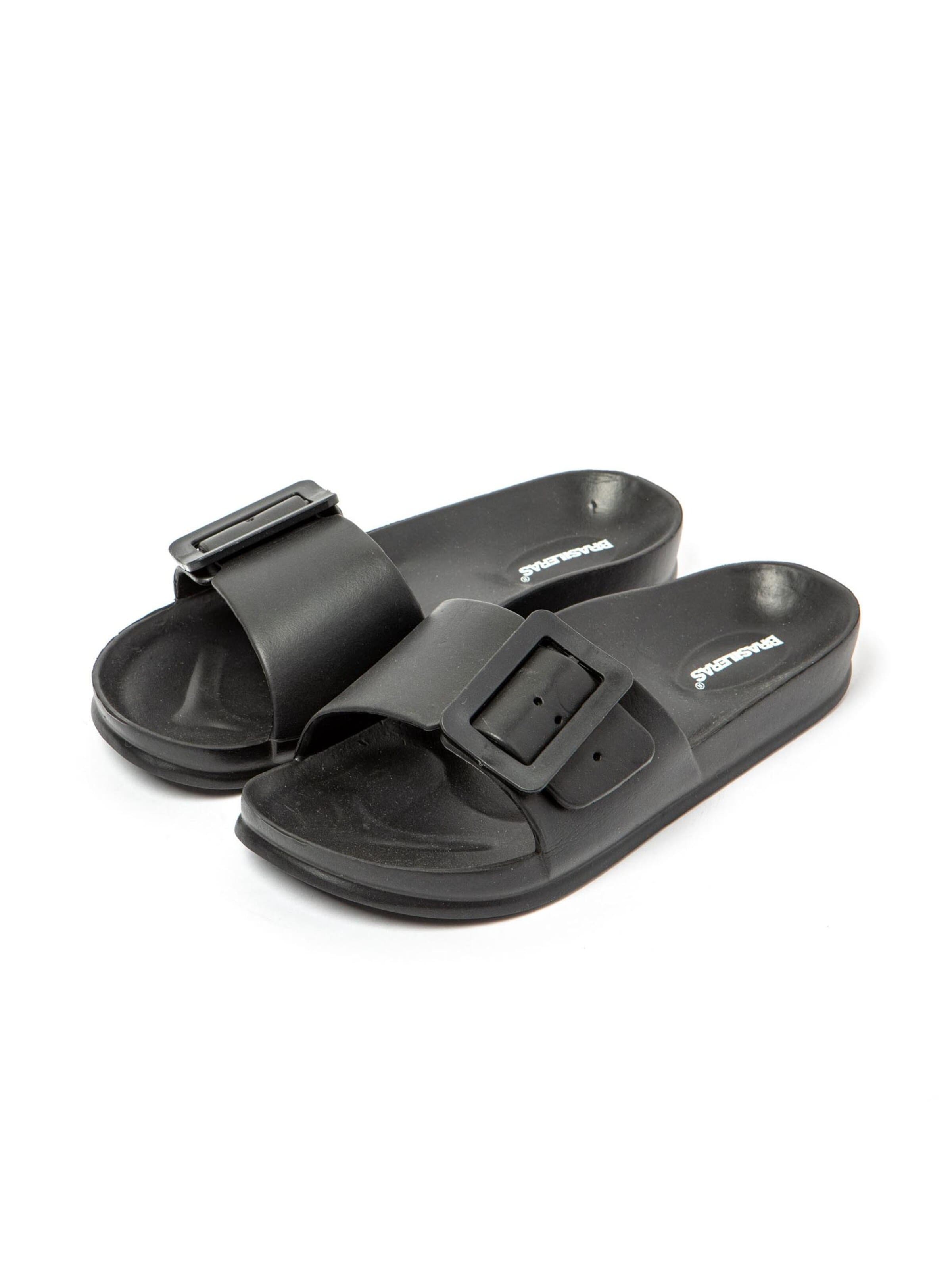 Brasileras - Zapatos abiertos 'Funflop' en negro