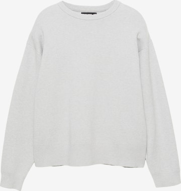 Pull&Bear Neulepaita värissä harmaa: etupuoli