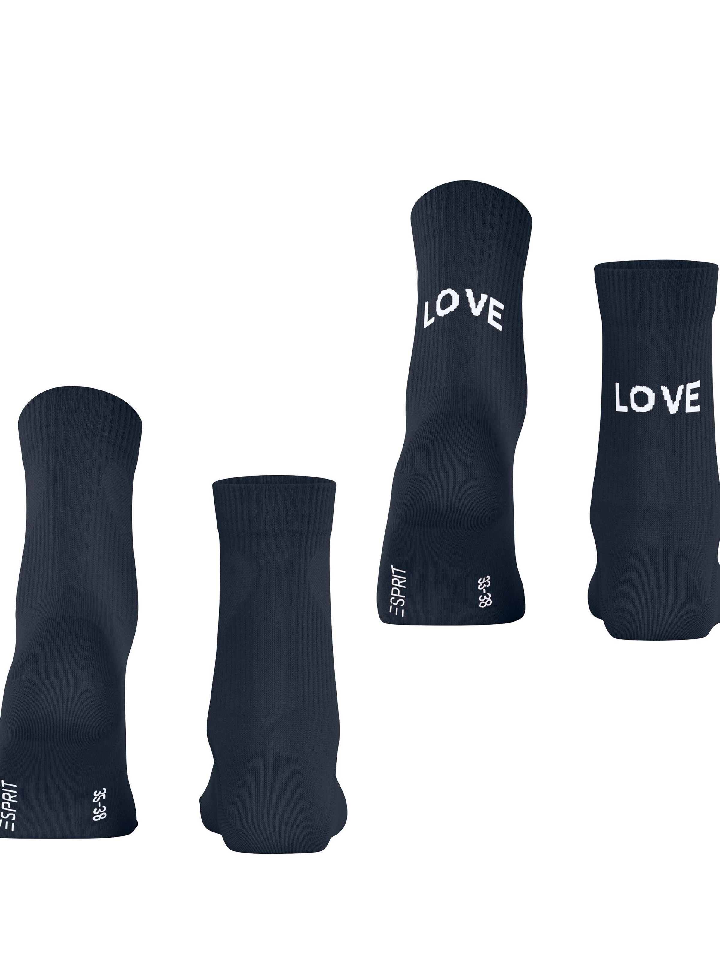 ESPRIT Socks 'Heart & Love' in Blue