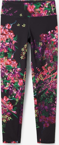 Desigual Skinny Leggings in Zwart: voorkant