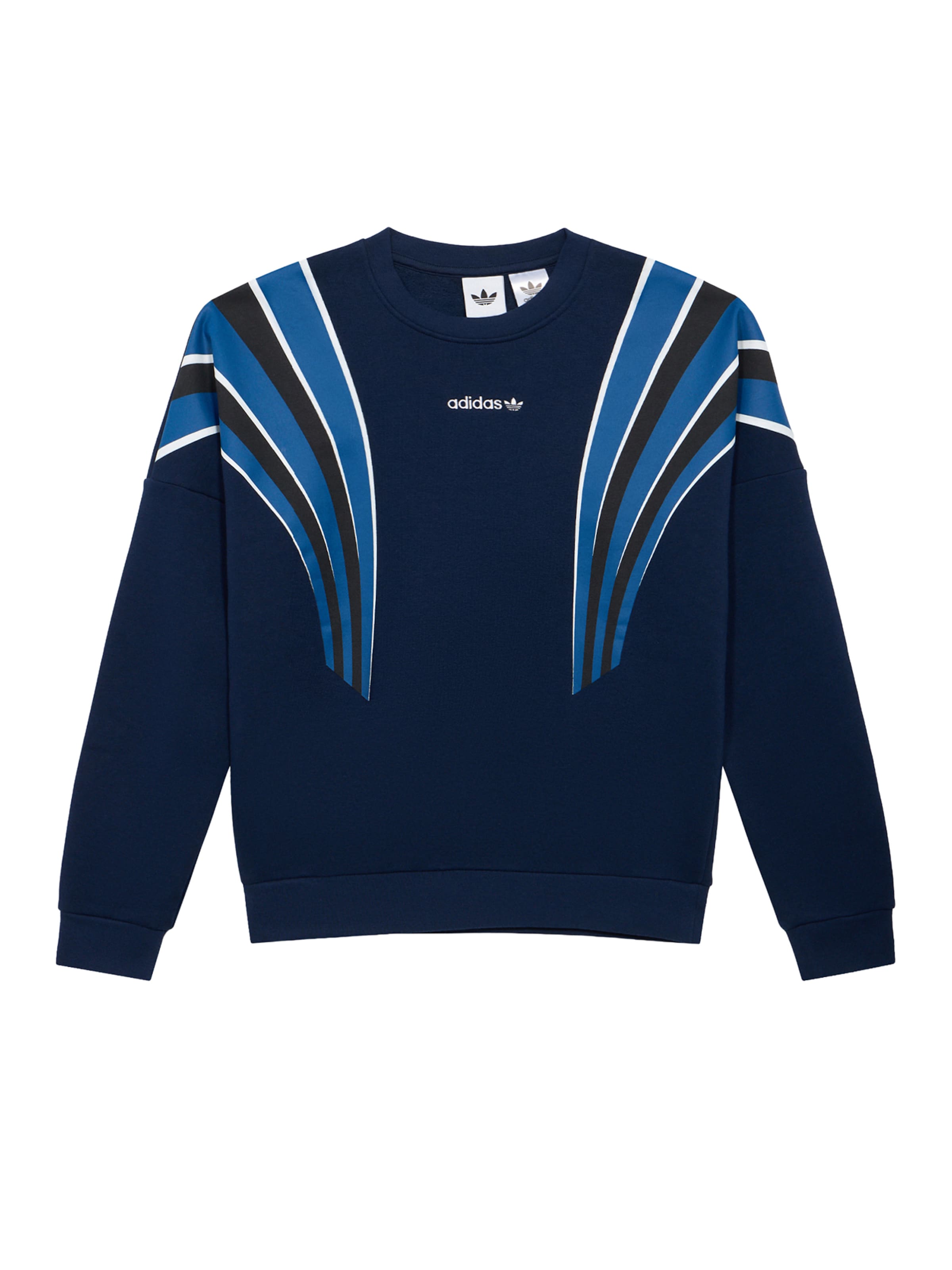 mėlyna ADIDAS ORIGINALS Megztinis be užsegimo: priekis