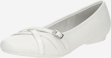 Ballerines s.Oliver en blanc : devant