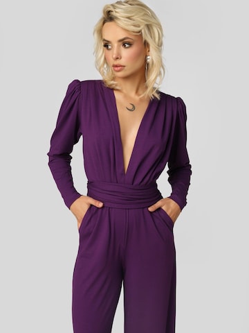 Madnezz House Jumpsuit 'Sally' i lilla