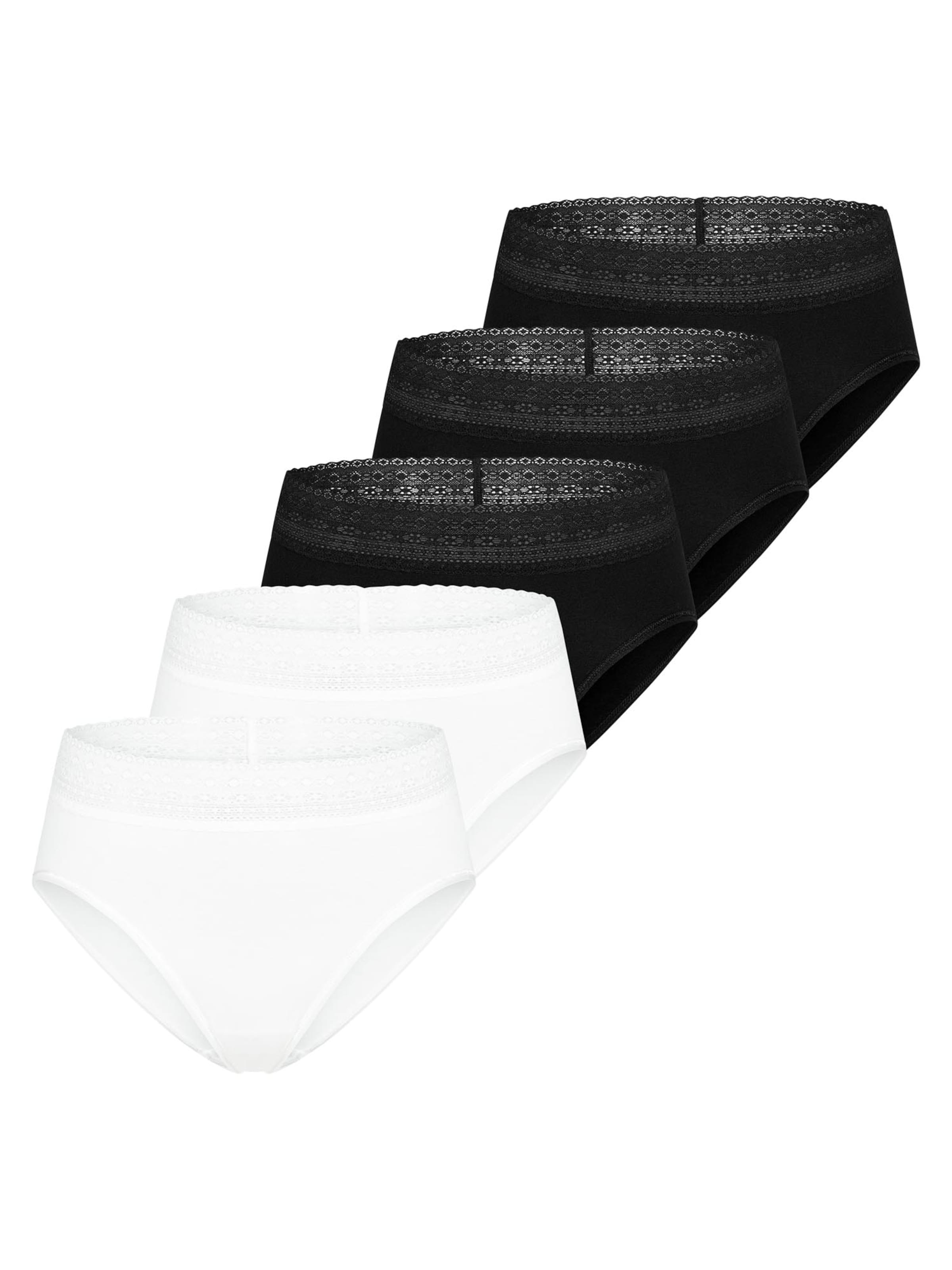 Mey Panty 'Modal Lace' in Grey: front