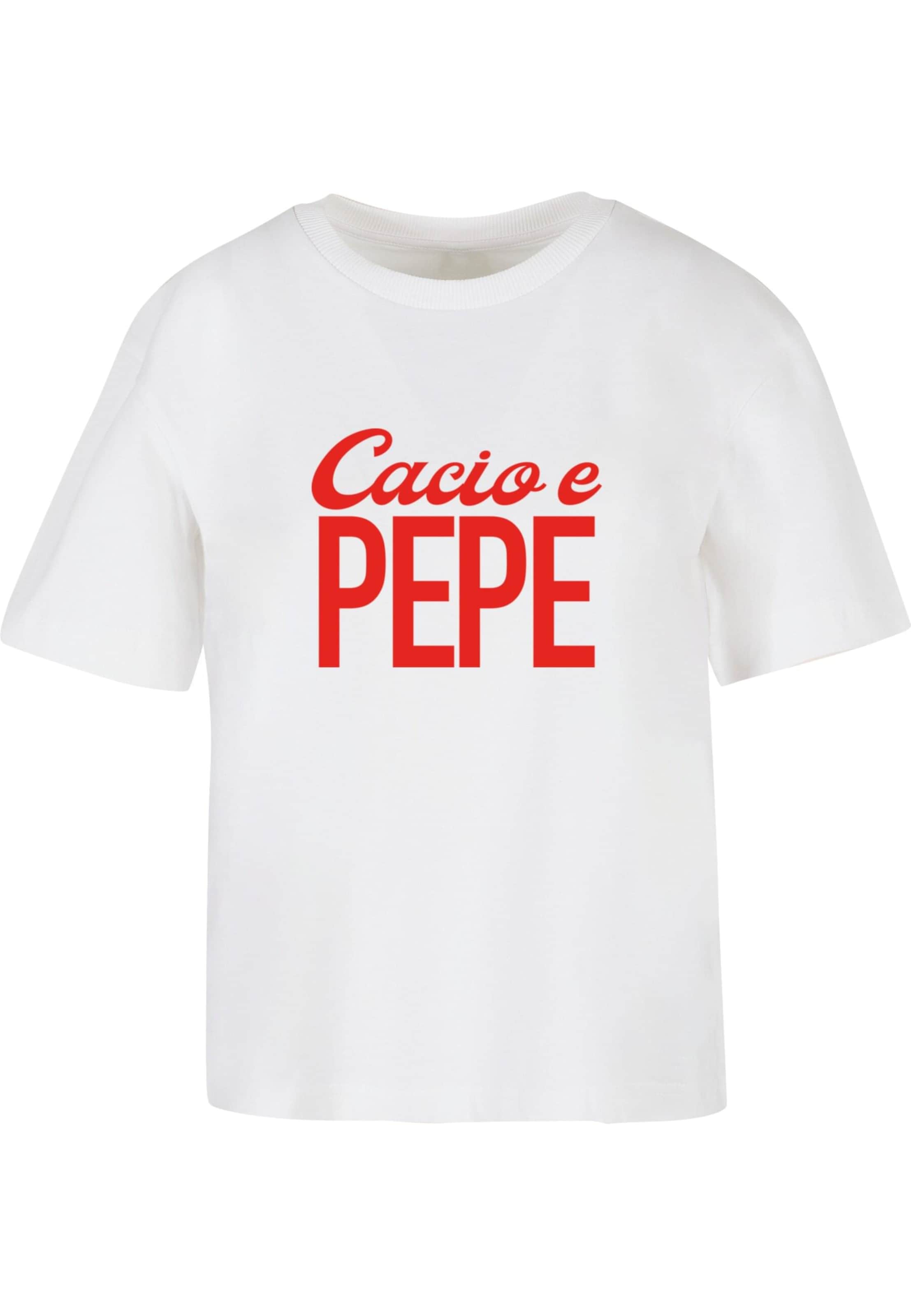 Miss Tee - Camisa 'Cacio E Pepe' em branco: frente
