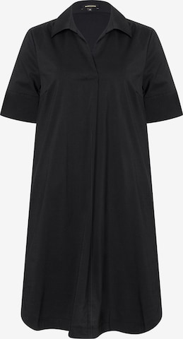 Robe-chemise MORE & MORE en noir : devant