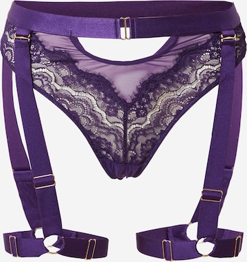 Hunkemöller Thong 'Aurelia' in Purple: front