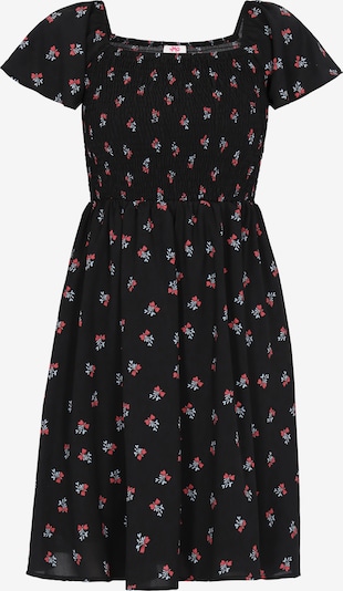 MYMO Kleid 'Young Fashion' in hellblau / rot / schwarz, Produktansicht