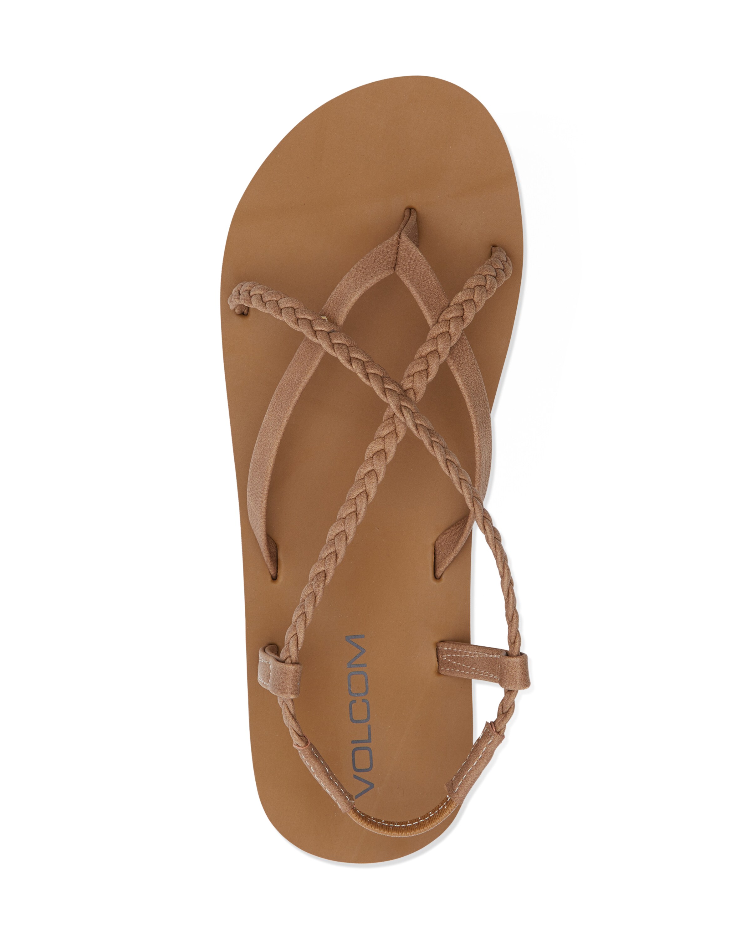 Tongs 'Thriller' Volcom en marron