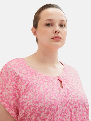 Tom Tailor Women + T-Shirt in Pink