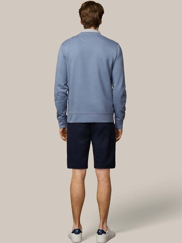 Hackett London Sweatshirt 'HERITAGE ESS CREW' in Blau
