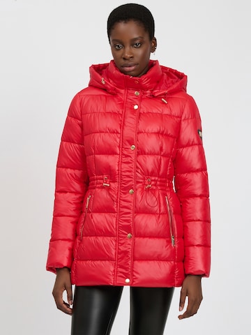 Veste d’hiver Influencer en rouge : devant