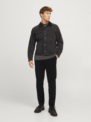 JACK & JONES Tapered Hose in Schwarz