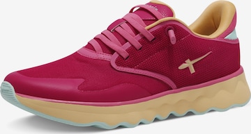 Baskets basses Tamaris en rose : devant