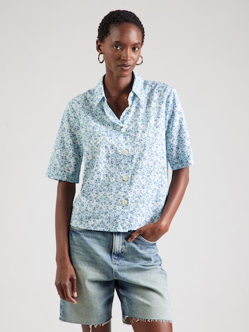 UNITED COLORS OF BENETTON - Blusa en azul: frente