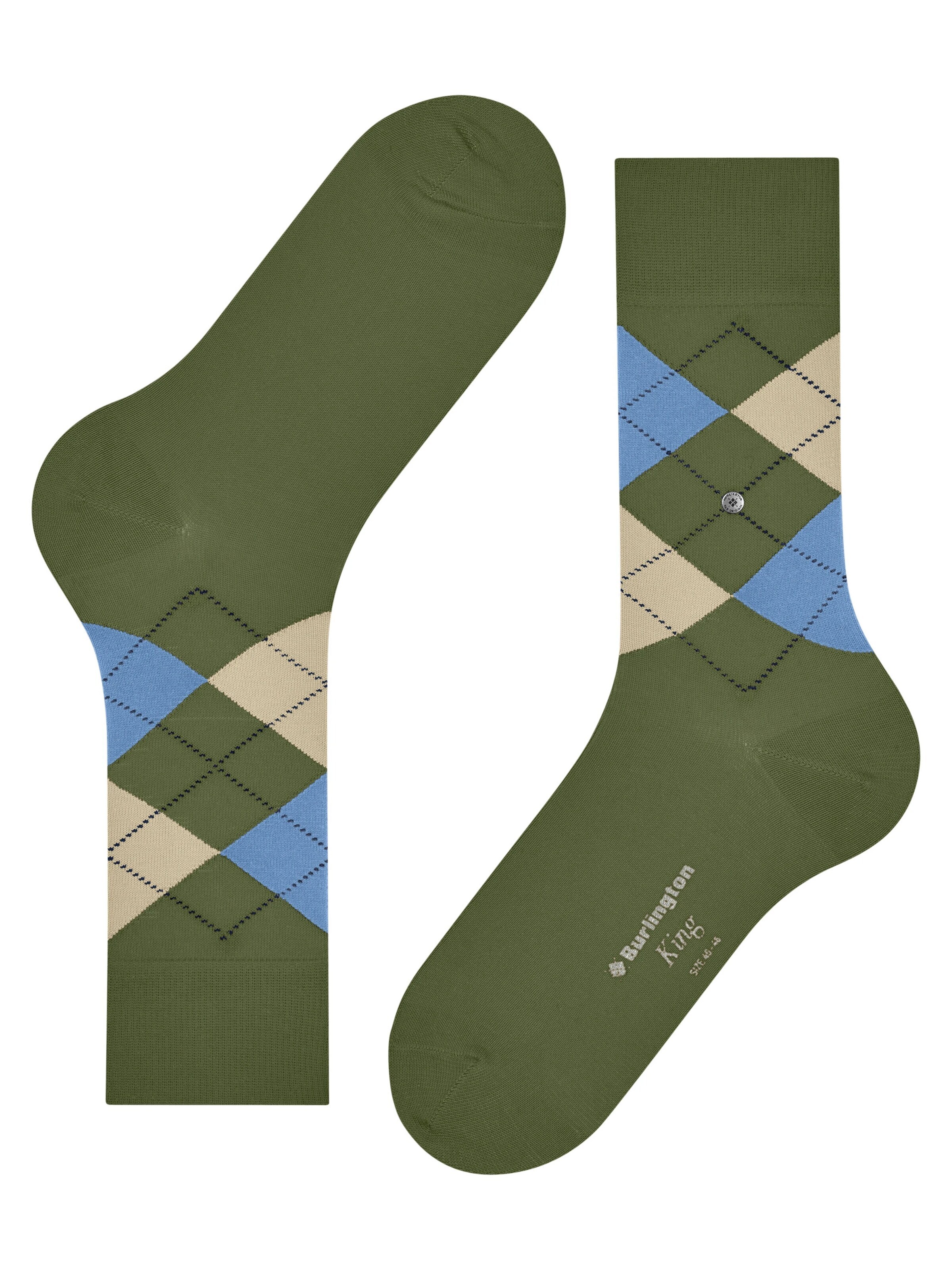 BURLINGTON Socks 'King' in Green