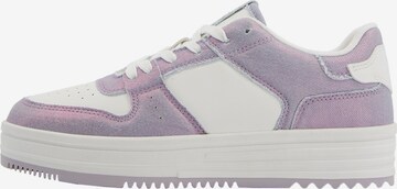 Bershka Platform trainers in Pink