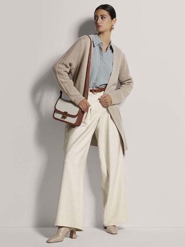 MADELEINE Gebreid vest in Wit