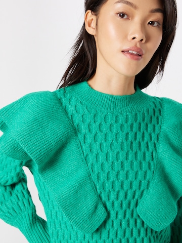 Warehouse Sweter 'Honeycomb' w kolorze zielony