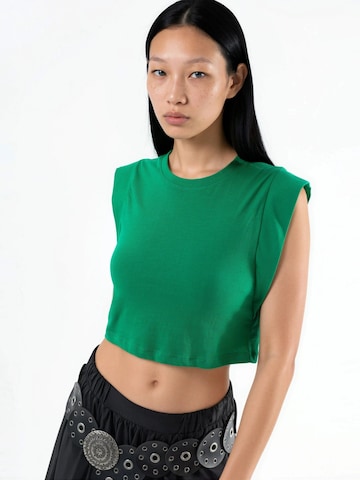 Busem Shirt in Groen: voorkant