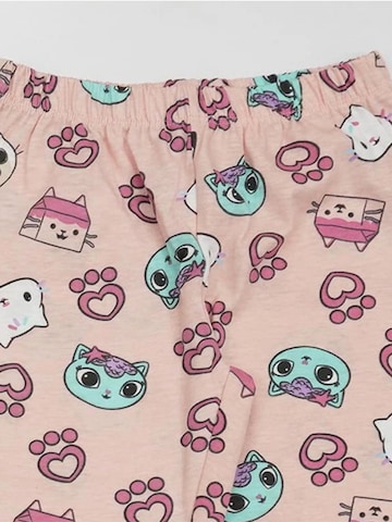 Cerdá Pajamas 'Gabby’s Dollhouse Pyjama Set Kids – Pink – Long Sleeve Sleepwear with Pants' in Red