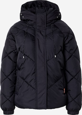 QS Jacke in Schwarz: Vorderseite