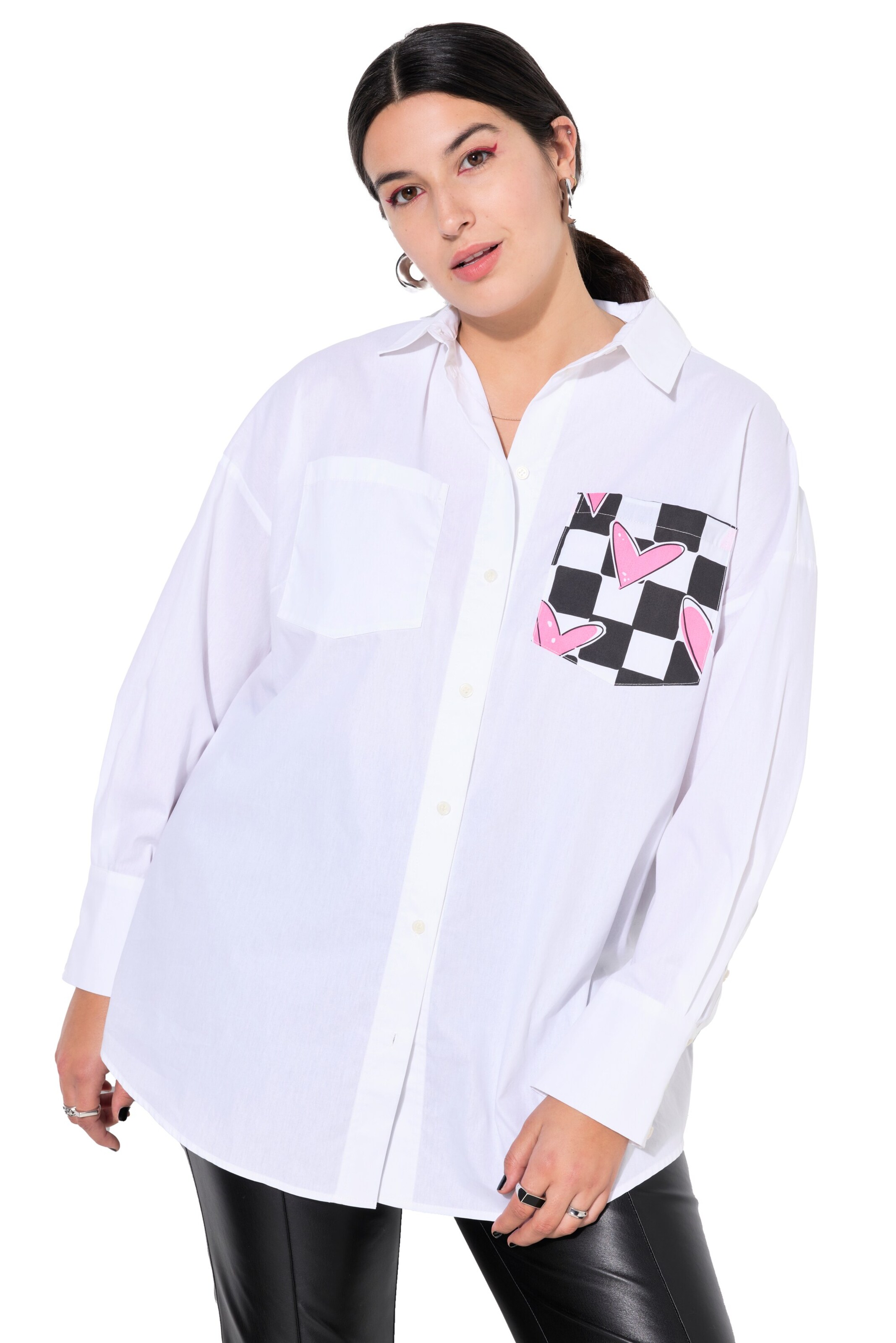 Studio Untold Blouse in White: front