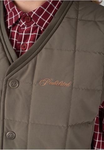 Gilet 'Autumn Field' Prohibited en marron