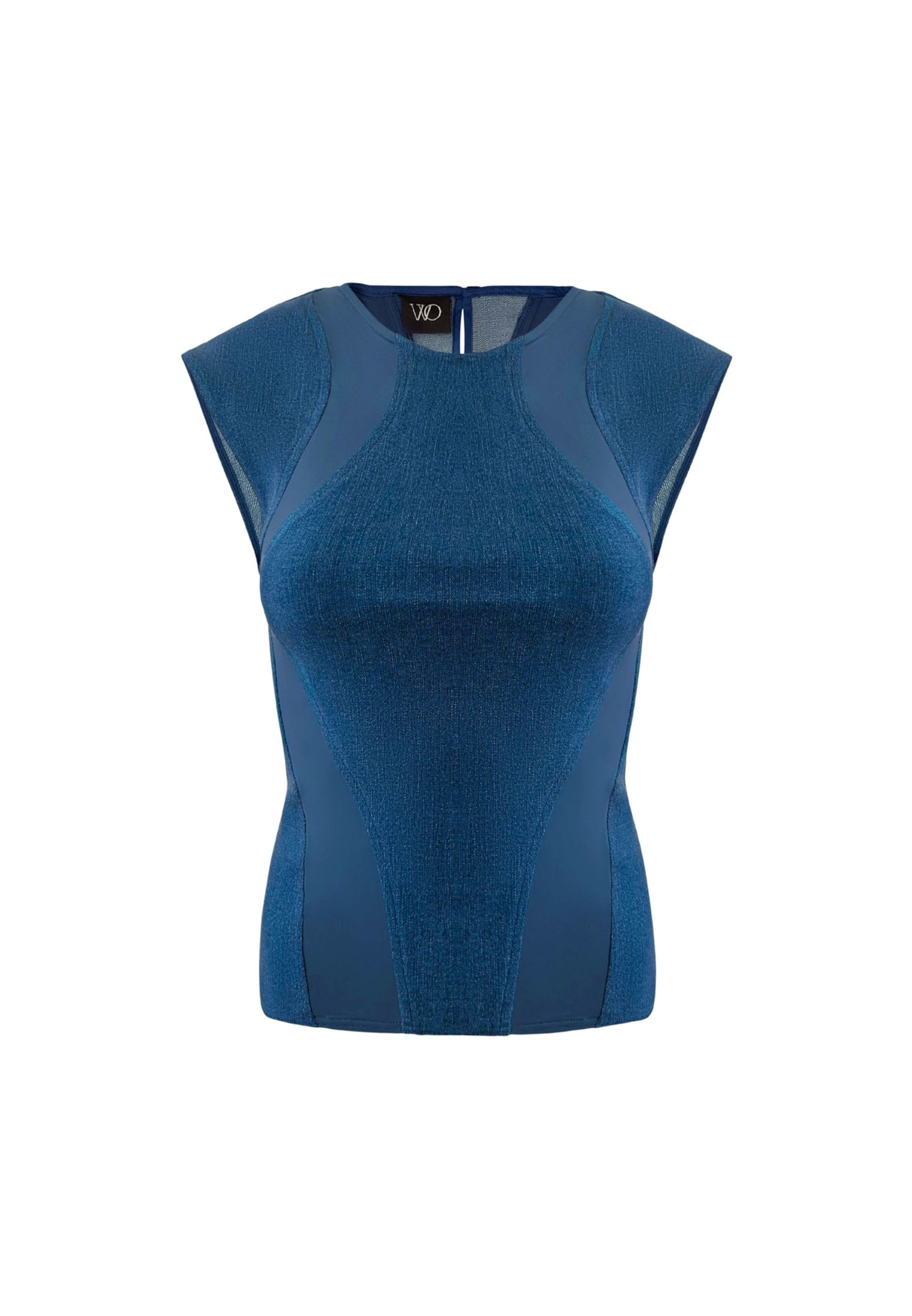 OW Collection Top 'Kenna' in Blue: front