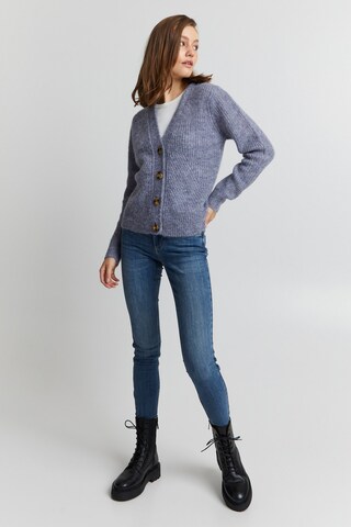 PULZ Jeans Knit Cardigan in Blue