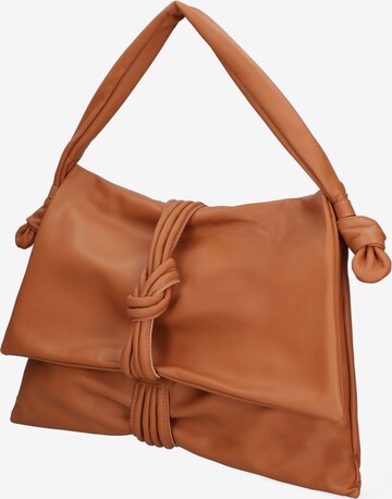 Viola Castellani Schultertasche in Braun: Vorderseite