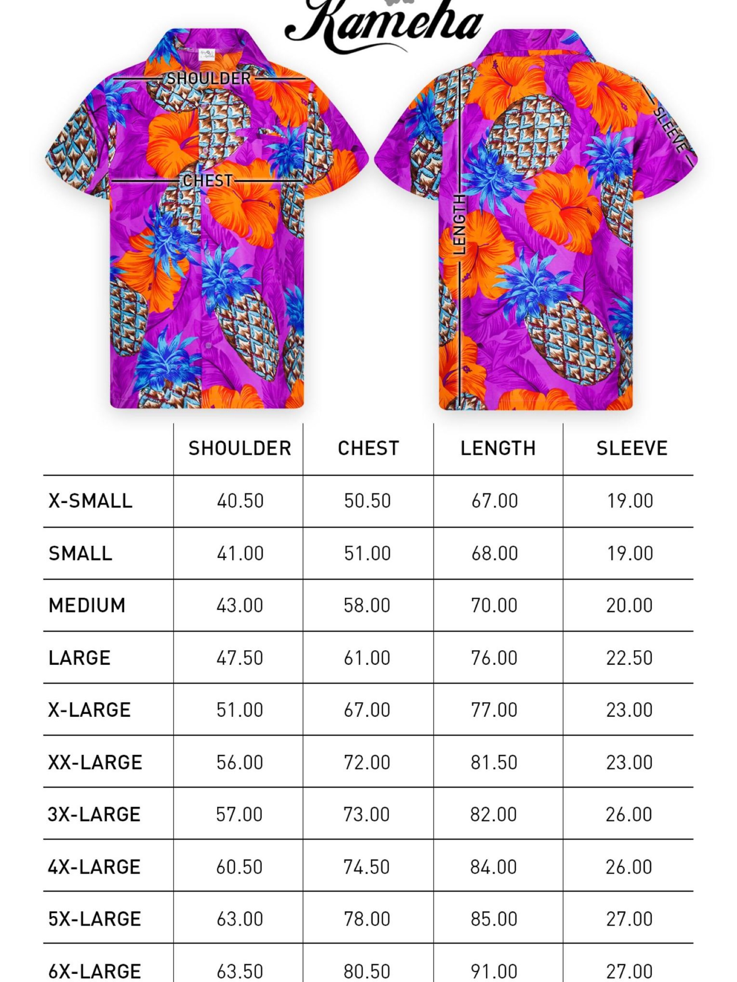 King Kameha Shirt 'Pineapple Hibiscus Shadow Line'‌ in Lila